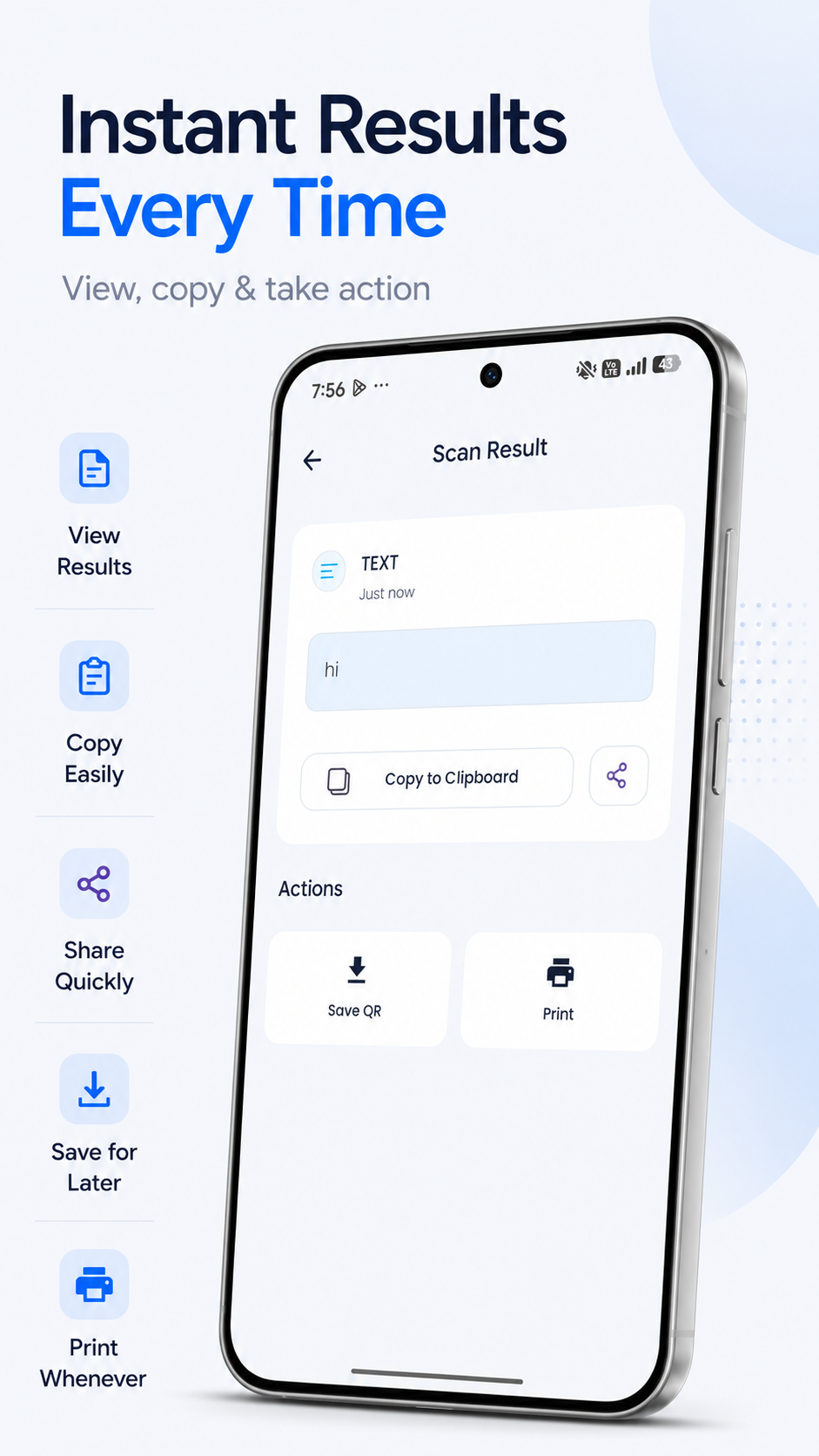 QrBit: QR Scanner & Generator screenshot
